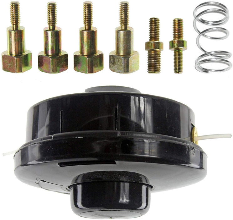 Dual 2 Line Bump Feed Spool Head for KAWASAKI Strimmer Trimmer Brushcutter (Standard Fitting)