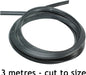 Universal 3 and 4 Sided Rubber Oven Cooker Door Seal (With Barbed Corner Clips)