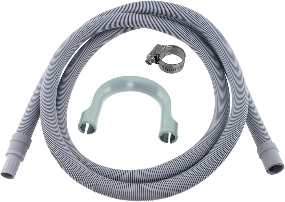 Drain Hose Extension Pipe Kit for Bosch Washing Machine Dishwasher (2.5m, 19mm / 22mm)