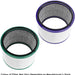 Hepa Filter for DYSON DP01 DP03 HP00 HP02 Pure Cool Fan Air Purifier (Pack of 2) + Dusting Brush