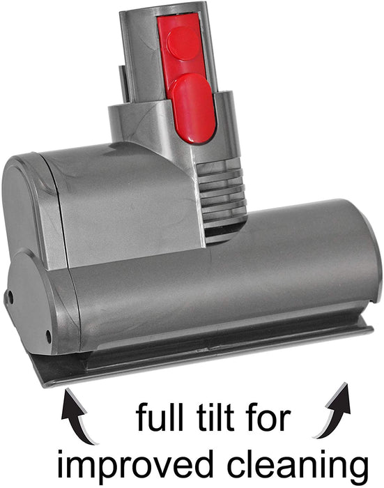 Mini Turbine Brush for Dyson V7 SV11 Motorised Tool + Extension Tube + Filters