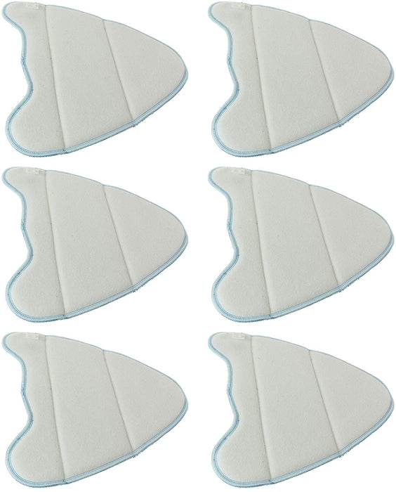 Microfibre Cleaning Pads for Holme HDSM4001 ADSM4001 Steam Cleaner Mops (Pack of 6)