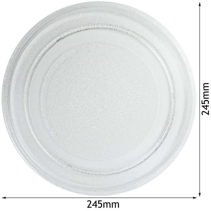 Glass Turntable Plate for RUSSELL HOBBS Microwave Oven (245mm)