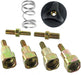 UNIVERSAL Dual Line Manual Feed Head with Bolts + Bump Feed Head for Strimmer/Trimmer/Brushcutter