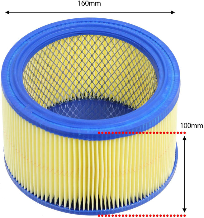 Filter Cartridge for Monovac Comfort 6 11 Hoover Vacuum Cleaner 160mm Diameter