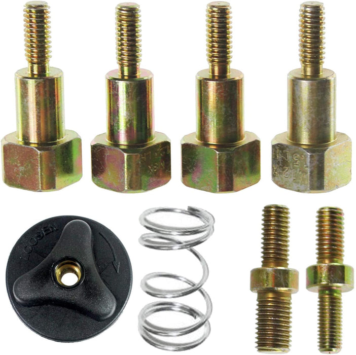 UNIVERSAL Dual Line Manual Feed Head with Bolts + 80m Dual Core Refill for Strimmer/Trimmer/Brushcutter