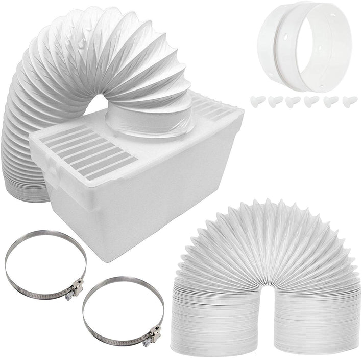 Universal Tumble Dryer Condenser Box & Extra Long Hose Kit (7 Metres)