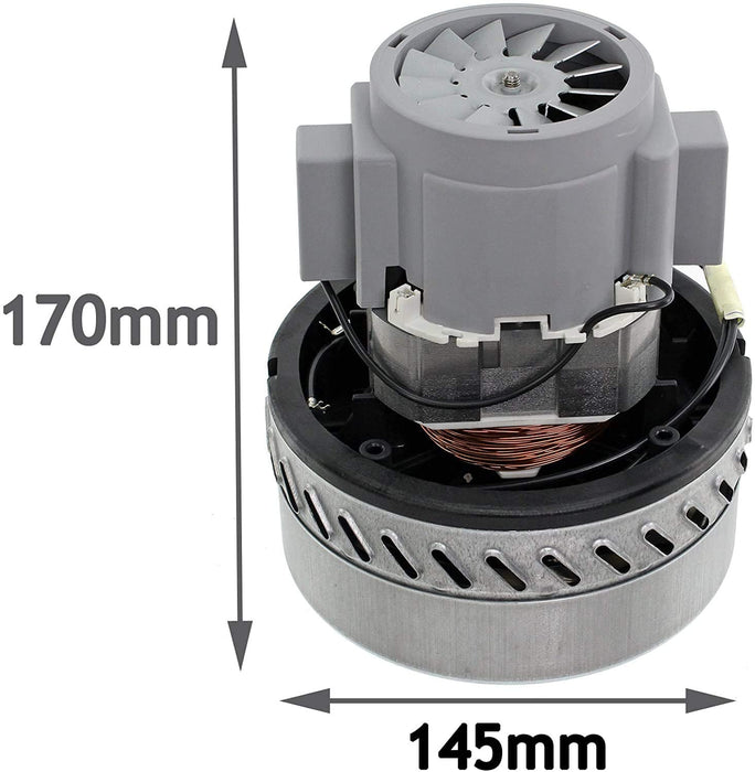 Motor Unit for Karcher Vacuum Cleaners 1000W Double 2 Stage Bypass (5.7" / 145mm, 230V)
