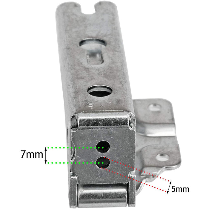 Door Hinge for BAUMATIC BR500, BR508 Fridge Freezer - Integrated Upper Right / Lower Left Hand Side
