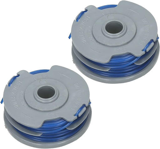 Twin Line & Spool for Mac Allister GTB2-600 MGT600 MGTP600 Trimmer Strimmer (Pack of 2 Lines Spools)