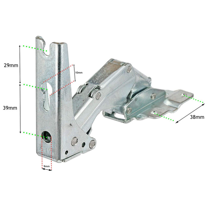 Door Hinge for CAPLE RBF1A Fridge Freezer - Integrated Upper Right / Lower Left Hand Side