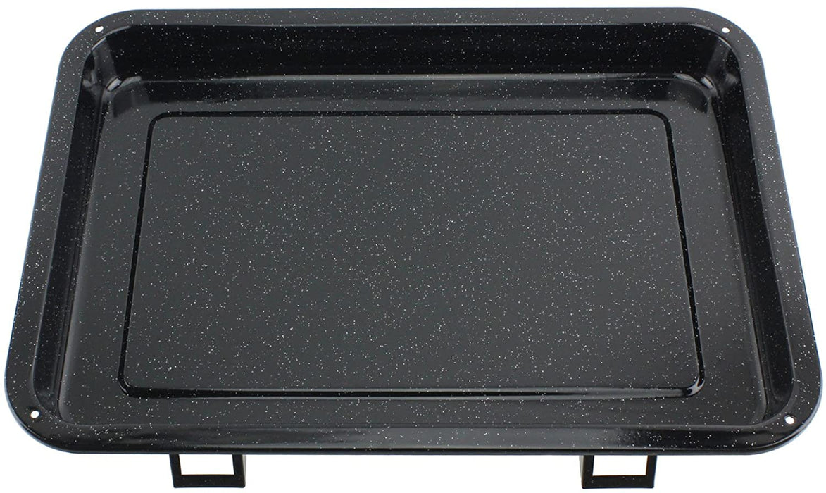 Large Grill Pan, Rack & Dual Detachable Handles with Adjustable Shelf for JOHN LEWIS Oven Cookers