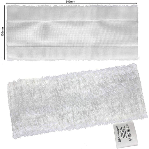 Floor Pads + Upholstery Tool Pads for KARCHER EASYFIX SC1 SC2 SC3 SC4 SC5 Series Steam Cleaner (2 x Floor, 5 x Upholstery)