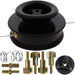 UNIVERSAL Dual Line Manual Feed Head with Bolts + 2 x Refill for Strimmer/Trimmer/Brushcutter