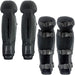 Knee & Shin Guards for Gardening (One Size, Black, 2 Pairs)