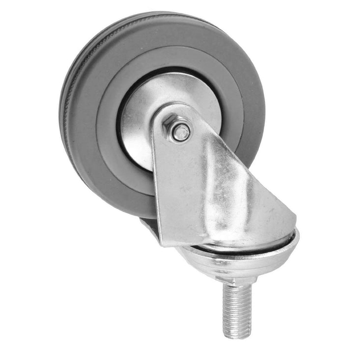 Castor Wheel Trolley 50mm M10 Threaded Swivel Non-Marking 8 x Caster Wheels Nuts