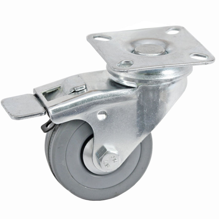 50mm Castor Wheel Trolley Furniture Swivel Caster Small Heavy Duty Braked