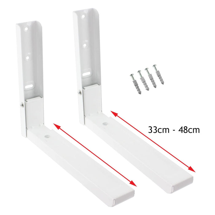 Brackets for Panasonic Microwave Wall Mount Bracket Mountable Extendable White