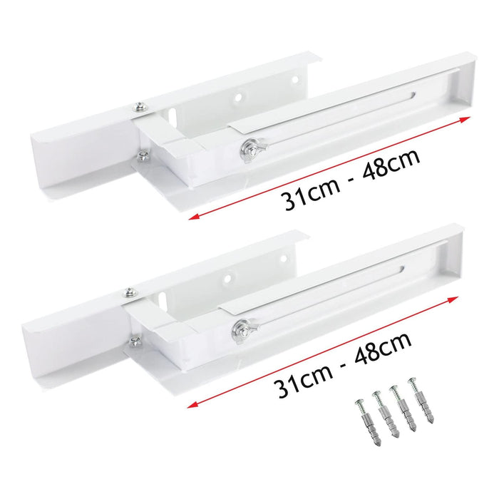 Wall Brackets Mounted Extendable Mountable White Heavy Duty Printer Copier Scanner
