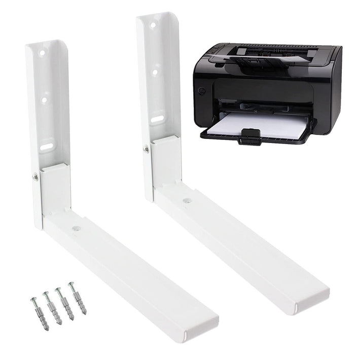 Wall Brackets Mounted Extendable Mountable White Heavy Duty Printer Copier Scanner