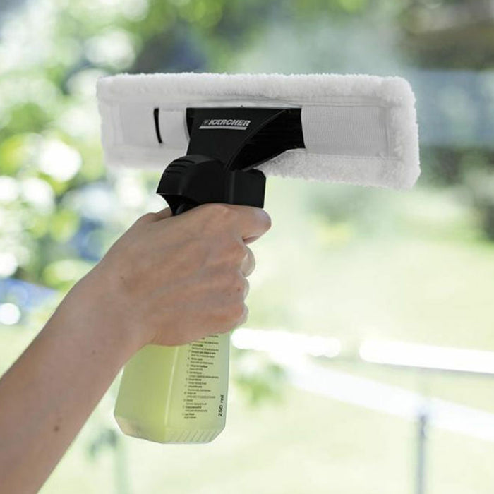 Cloth Pads + Cleaning Fluid for KARCHER Window Vac Vacuum - 4 x Pads + 500ml
