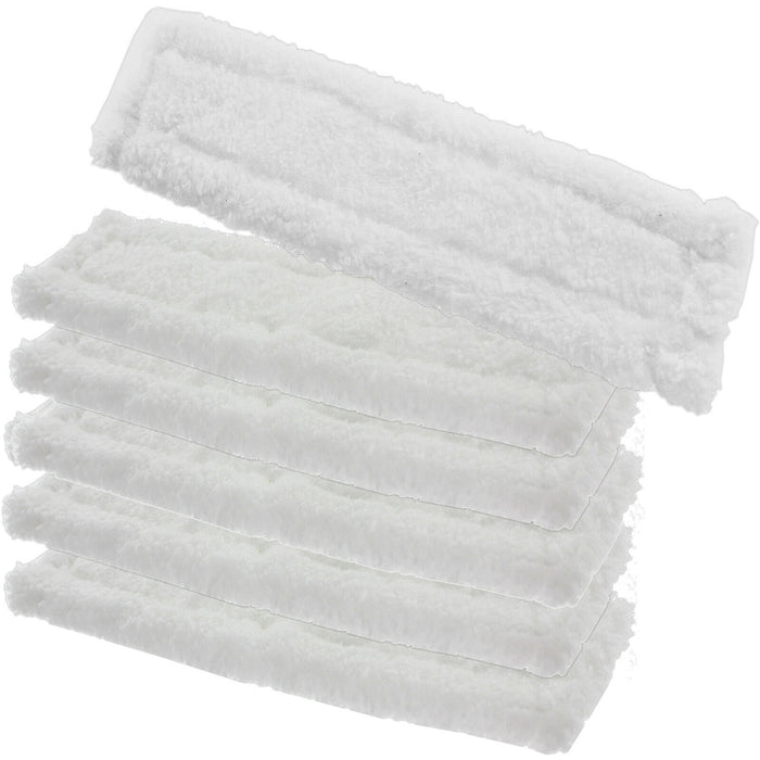 Cloth Pads + Cleaning Fluid for KARCHER Window Vac Vacuum - 6 x Pads + 500ml