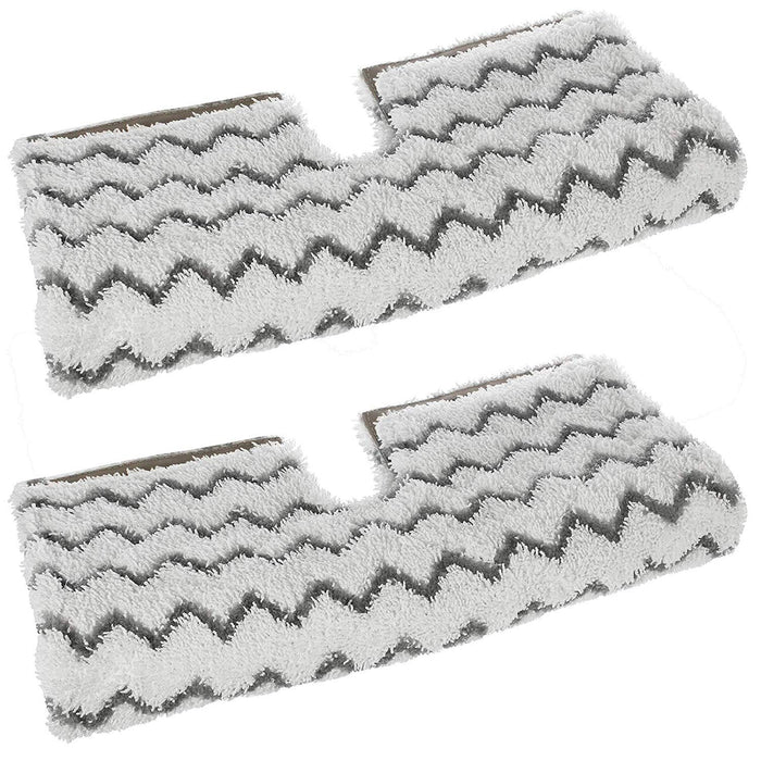 Cover Pads for SHARK Steam Cleaner Mop Dirt Grip S6001 S6003 Klik n' Flip (Pack of 10) + 2 x 500ml Detergent