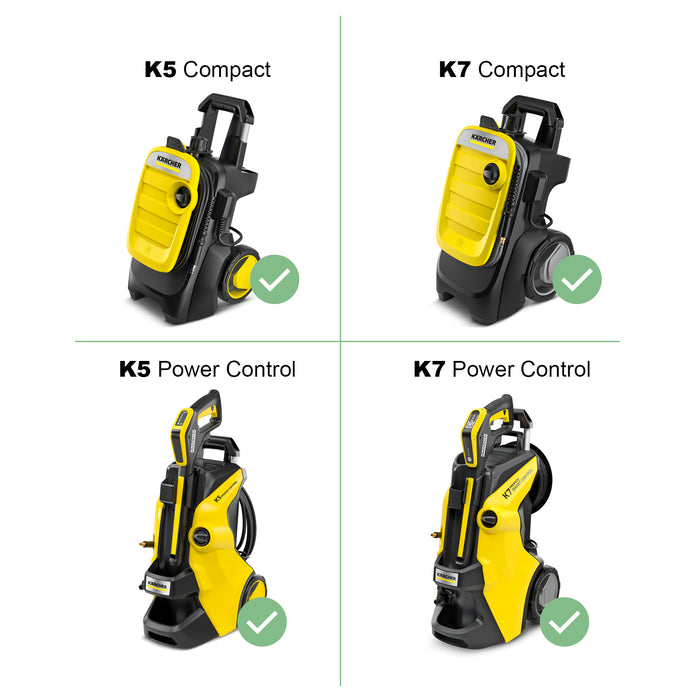 Spray Bottle for KARCHER Snow Foam Nozzle + Car Shampoo Detergent (Pack of 2)