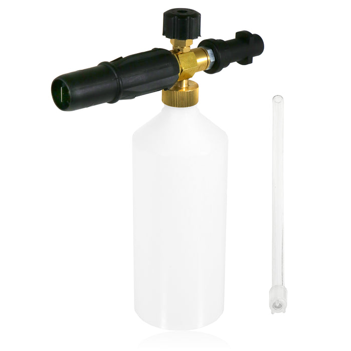 Spray Bottle for KARCHER Snow Foam Nozzle + Car Shampoo Detergent (Pack of 2)