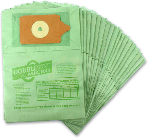 Paper Dust Bags for Numatic Nuvac NVH370 NNV370 Vacuum Cleaner (Pack of 20)