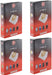 HOOVER Vacuum Cleaner H64 Dust Bag Genuine Freespace Sprint Flash Capture Cylinder 09200245 (Pack of 4)