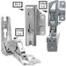 Door Hinge Set for PRIVILEG Fridge Freezer - 3363 3362 5.0 41,5 Integrated Left and Right Hinges Pair