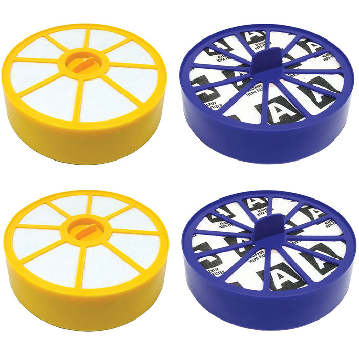 Washable Pre & Post Motor Allergy HEPA Filter for Dyson DC14 Vacuum Cleaner (Pack of 2)