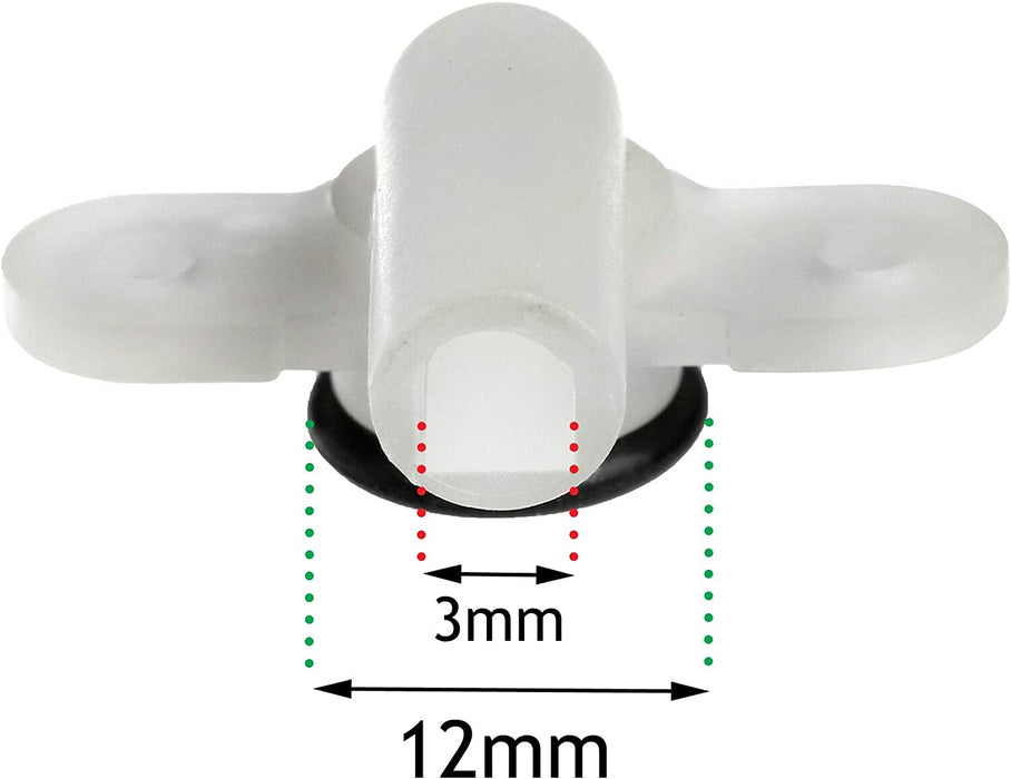 Pressure Relief Device PRD + Seal Kit for Triton Electric Shower (2 x PRDs, 8 x O Ring Seals + 8 x Rubber Ball Valve Seals)
