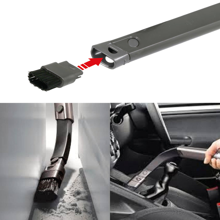 SPARES2GO Crevice Tool Extendable Flexible compatible with DYSON DC07 DC14 DC75 DC48 D46 DC54 V6 DC59 SV04 SV05 SV06 SV07 SV09