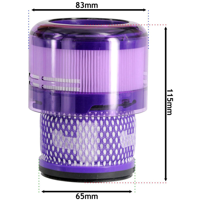 DYSON Omni-Glide Filter Omniglide + Plus SV19 Washable Vacuum Cleaner Genuine x 4