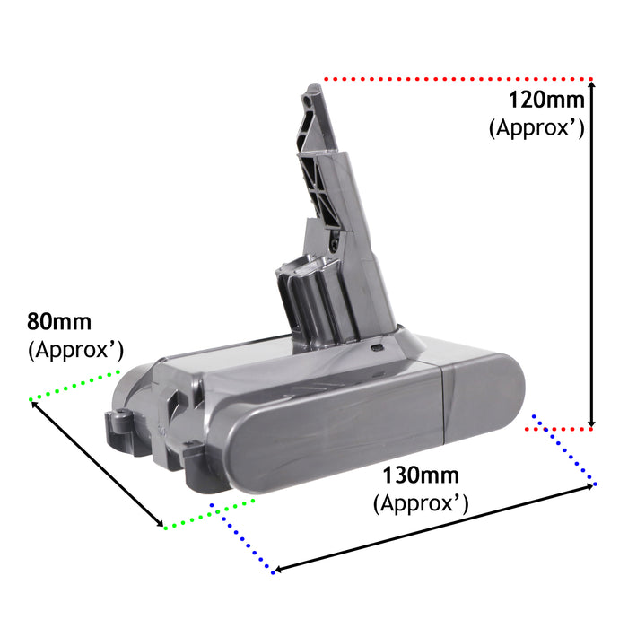 Height: 120mm (Approx'), Width: 80mm (Approx'), Depth: 130mm (Approx')