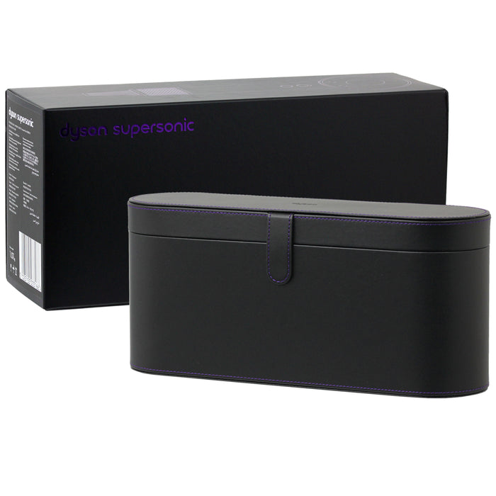 DYSON Supersonic™ Hair Dryer Box Travel Storage Presentation Case (Black) + Smoothing Nozzle