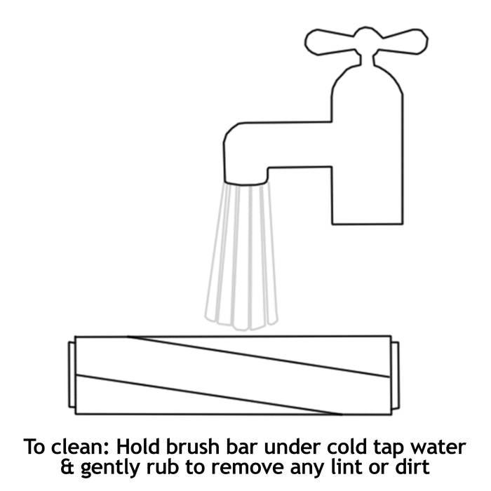 DYSON Omni-Glide SV19 Brush Bars Vacuum Double Soft Roller Brushroll Kit x 2