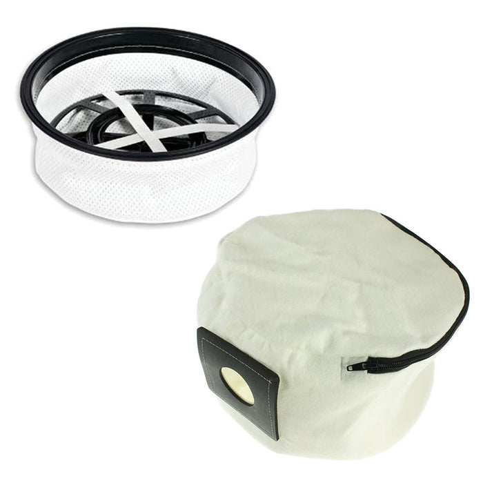 Cloth Filter & Reusable Washable Zip Bag for Numatic Henry Hetty James Vacuum Cleaner