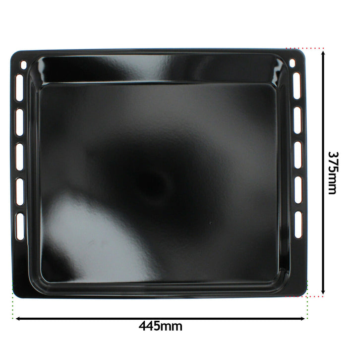 Enamelled Baking Tray Base for Prima AKP401/IX AKP402/IX Oven Cooker 445mm x 375mm