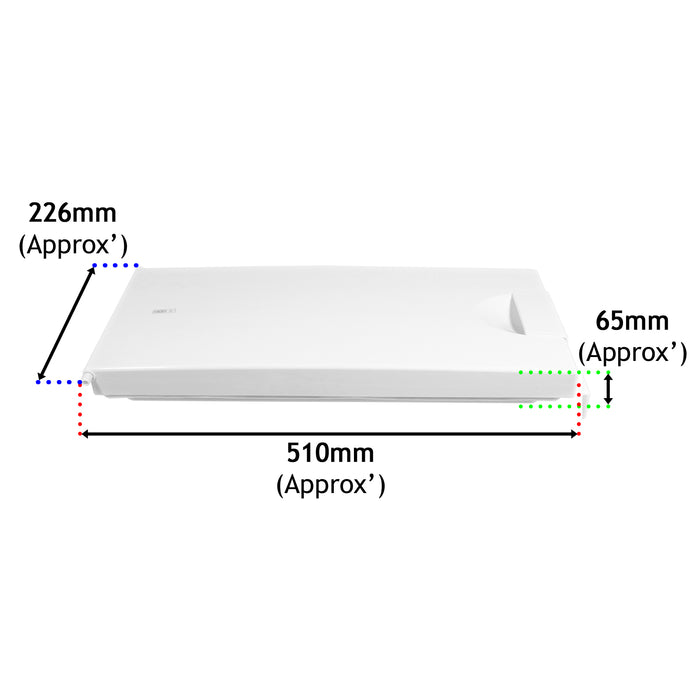 Smeg Ice Box Door Evaporator Fridge Freezer Panel FAB Series FAB28 C00374053