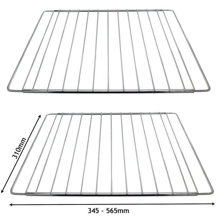 Adjustable Extendable Shelf for Bush Oven Cooker (310 x 345-565mm, Pack of 2)