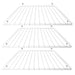 Fridge Shelf for DAEWOO Adjustable Plastic Coated White Extendable Shelves (Pack of 3)