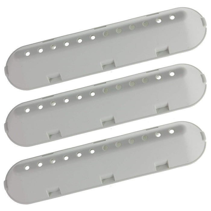 Drum Paddle Lifter Arm for NEW WORLD SGE12XUK Washing Machine 12 Hole Plastic Barrel Blade (227 x 53 x 38mm, Pack of 3)