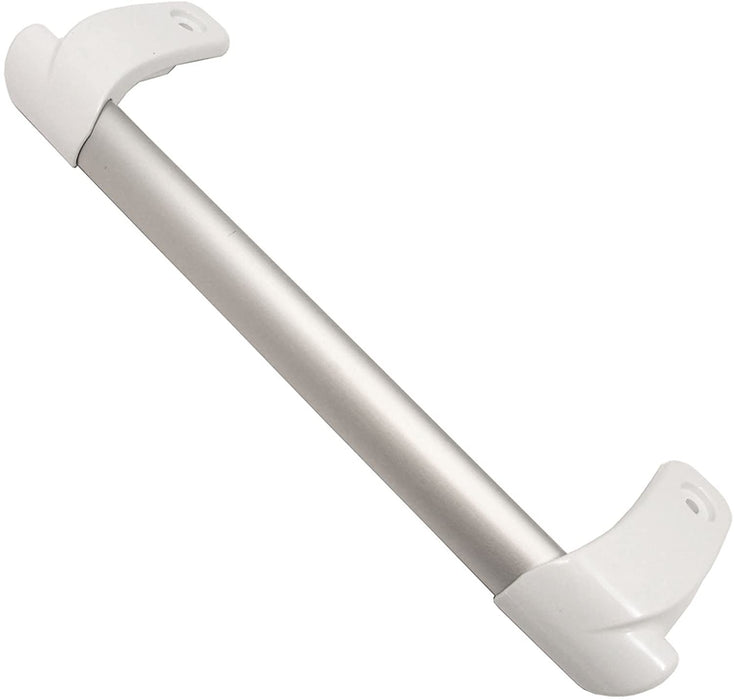 Long Bar Grab Handle for Hotpoint Fridge Freezer (White / Silver)
