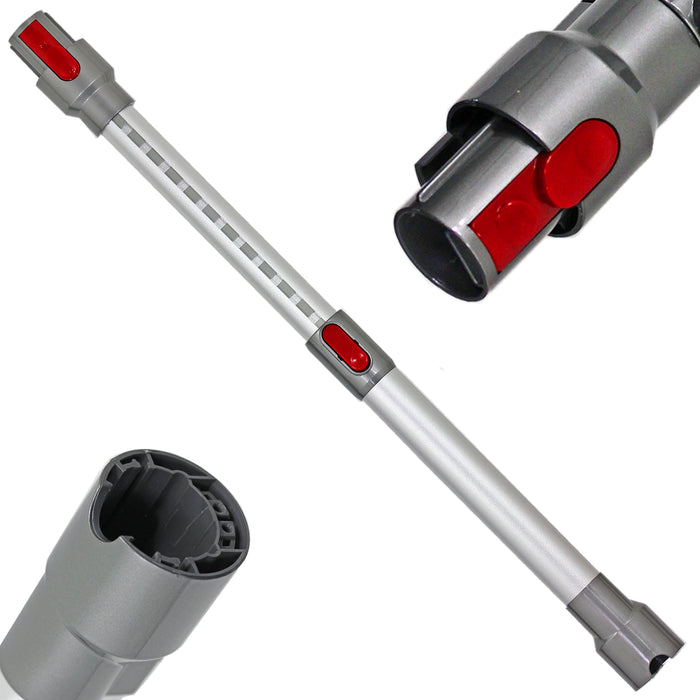 Adjustable Telescopic Rod Wand Pipe Tube for Dyson V10 SV12 Vacuum Cleaner (Aluminium Grey)
