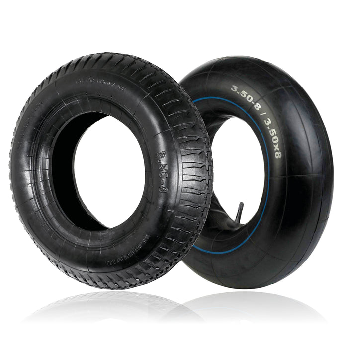 Wheelbarrow Wheel Tyre and Inner Tube (3.50-8, 35PSi)