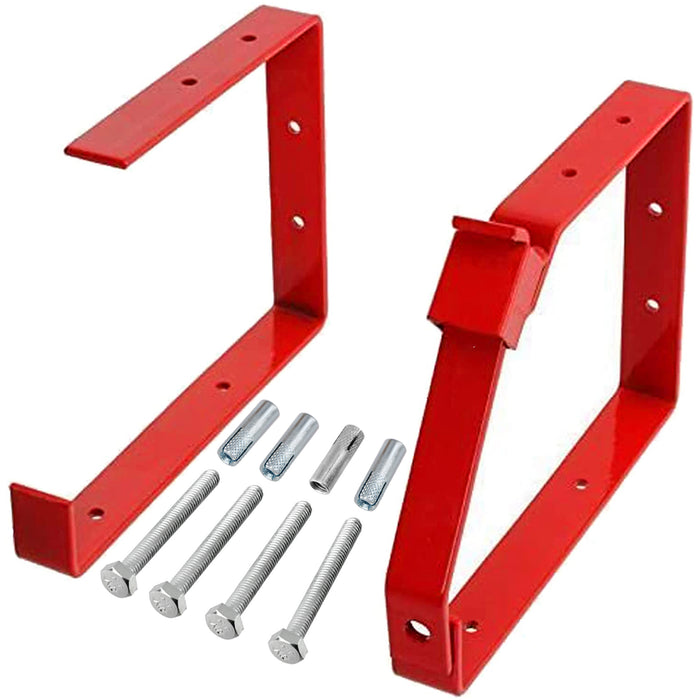 UNIVERSAL Lockable Wall Ladder Rack Bracket Ladders Locking Brackets & Padlock