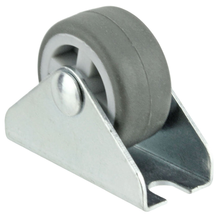 Castor Wheel Trolley Wheels Caster 32mm 1'' Mini + Screws Rubber Fixed x 4